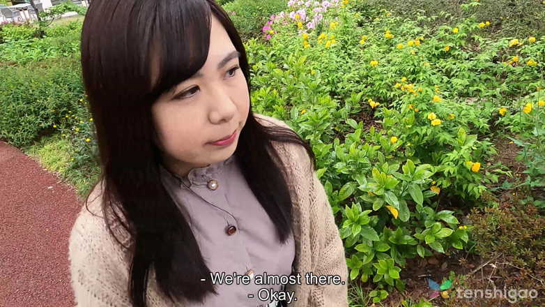 Tenshigao: Das japanische college-mädchen nozomi Minami trifft uns, um nackt zu...