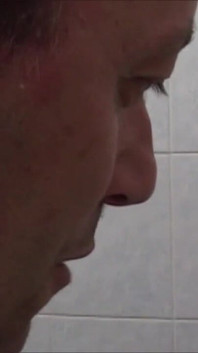Mature blonde sucks cock and perverts enjoy watching 2 wives in the bathtub - 2 scenes in 1