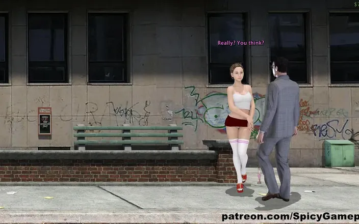 Dirty GamesXxX: Adventures Of Willy D: Silly girl and a horny guy...