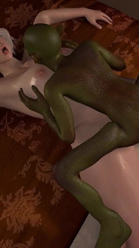 Goblin sürtük kalın elf kızla sikişiyor