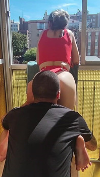 Sex on the Terrace in the Eyes of Our Neighbors!
