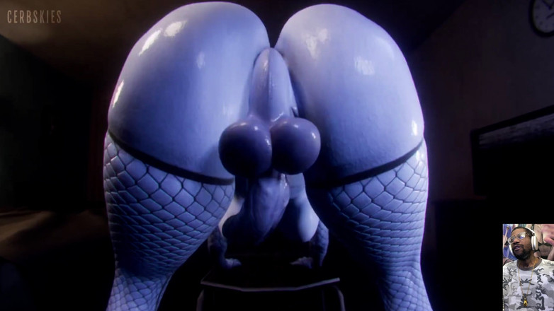L6RD7BLU3 FUTA: Enorma Thicc Transgender Widowmaker Twerks Hennes kuk, Widowmaker knullar Junos...