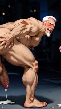 Enorme polla del hombre follando el agujero del culo