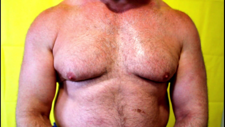 Gaybear1966: Perut besar beruang gay ayah tiri hunk beruang otot melantun...
