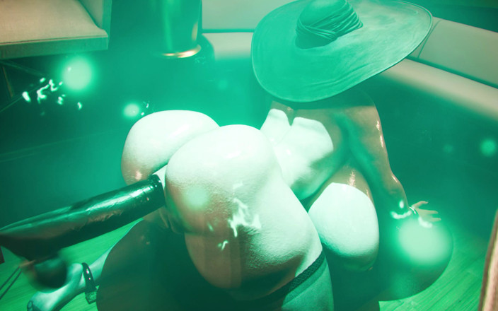 Ultimate Toys 3D: Lady Dimitrescu adore la machine à sexe anal BDSM - la fait...