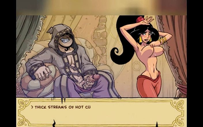 3DXXXTEEN2 Cartoon: Jasmine har lärt sig att inte skämmas. 3D porr tecknad sex