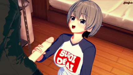 Hentai Smash: Uzaki-chan gets fucked doggystyle in her room - Uzaki-chan Hentai