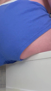 Humping Bathroom Counter in Hotel