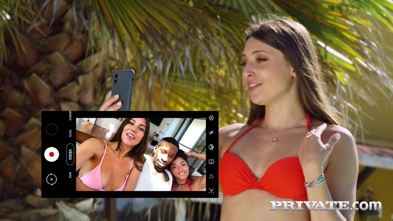 PrivateBlack: Anya Krey и Scarlet наслаждаются настоящей черной плотью