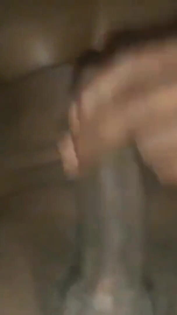 Nata4sex stroking my big dick cumming hard (Big black cock BBCee)