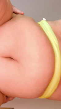 Follándola por detrás, viendo tetas desde abajo