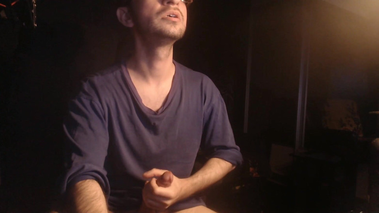 Alex Metallov: A Guy Plays with His Dick During a Webcam Show