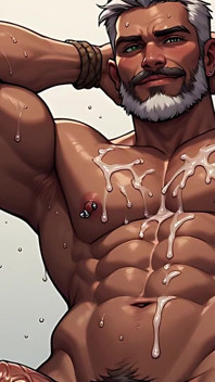 Beaucoup de sperme sur les hommes
