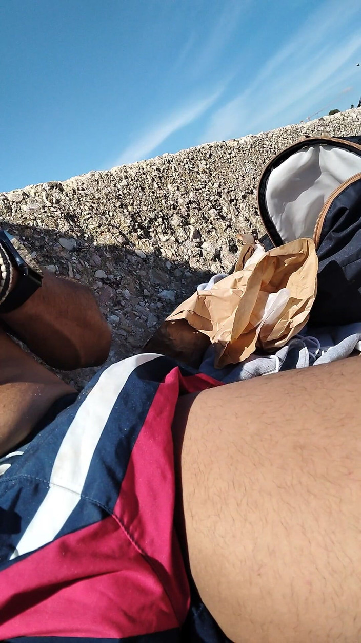 Boy top Amador: 非常在海滩上