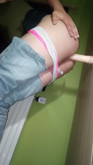 Sweethole: Pov barebacked from my dildo