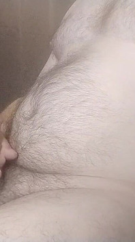 Hairy Gay Uncut Cock Masturbation and Cumshot