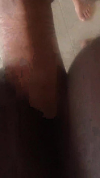 African Pussy Queefing with Big White Cock