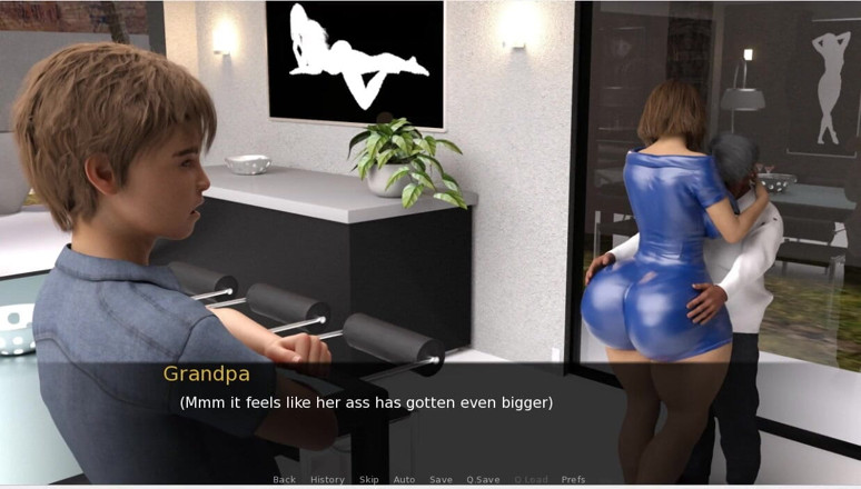 XXX Games Bunk: Wizyta dziadka - gameplay -odgrywanie roli - zwiedzanie domu