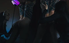 Drsné šukání goth holky