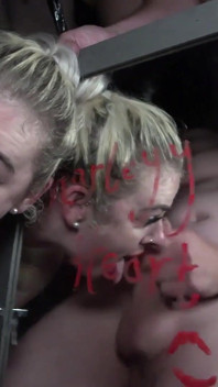 Harleyy Heart in Private Creampie Gangbang