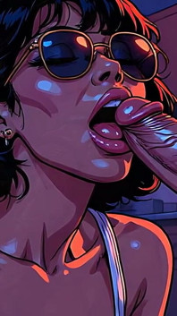 Wanita yang lebih tua lagi asik nyepong kontol di rumah