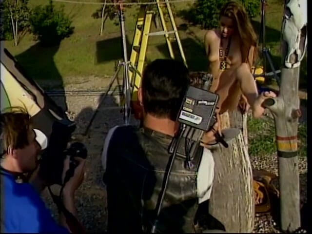 Size Matters: Dude drills horny girlfriend with nice ass next to tipi