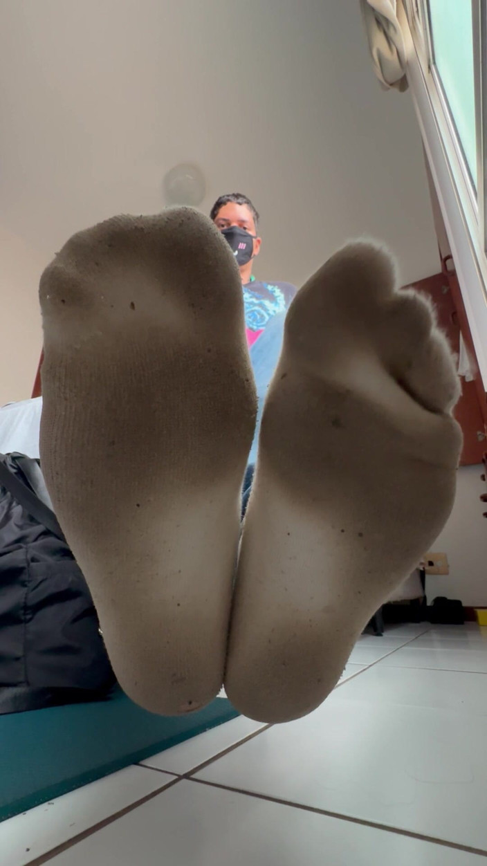 Boy feet: Terli ve çok chulezene çorapları, senin sevdiğin gibi