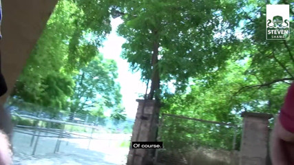 Steven Shame: First time outdoor for bavarian MILF: Seduction to threesome with...