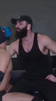 Pet Training with Bearded Master
