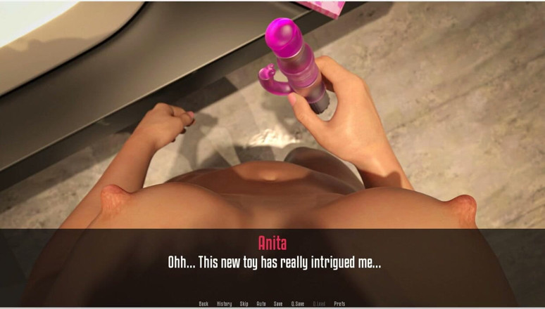 XXX Games Bunk: Anita's Internship- Gameplay - Roleplay - Petite Teen Tries Vibrator for First...