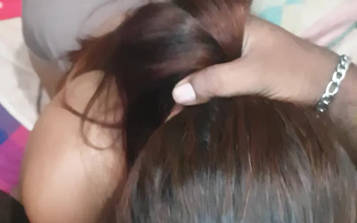 Tiyana: Hairpulling Deep Gagging Slut Wife on Knees