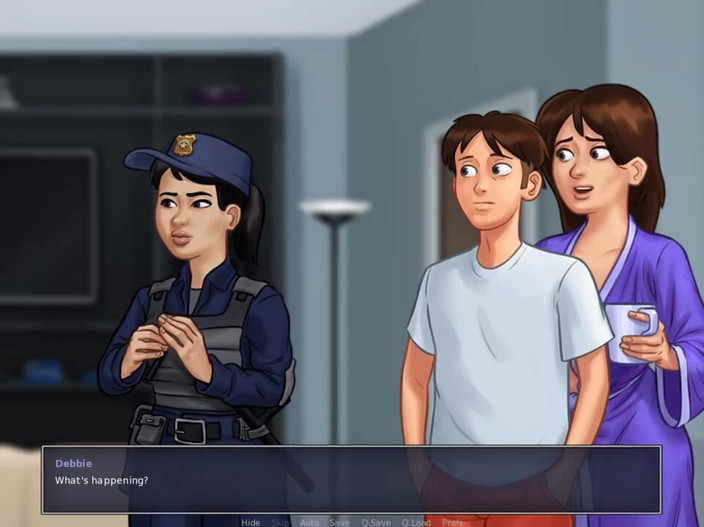 Miss Kitty 2K: サマータイムサーガV0.20 - 犯罪者、ドアで悪いニュース - Pt.205