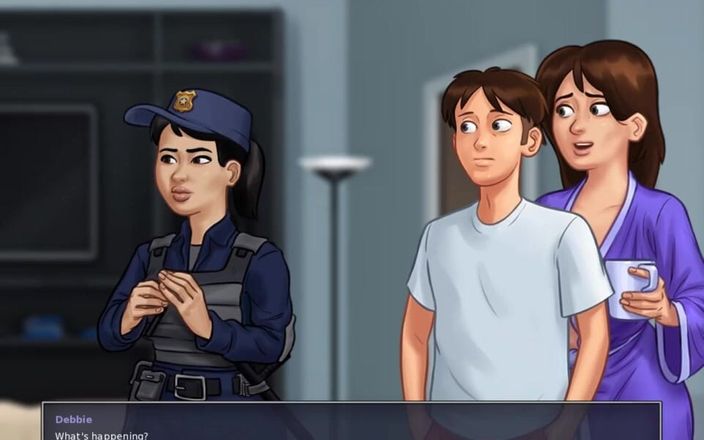 Miss Kitty 2K: Summertime saga V0.20 - Verbrecher, schlechte Nachrichten an der Tür - teil 205