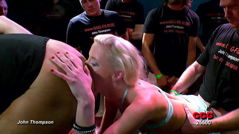 German Hardcore Gangbang GGG: Cum Coated &amp; Celebrated