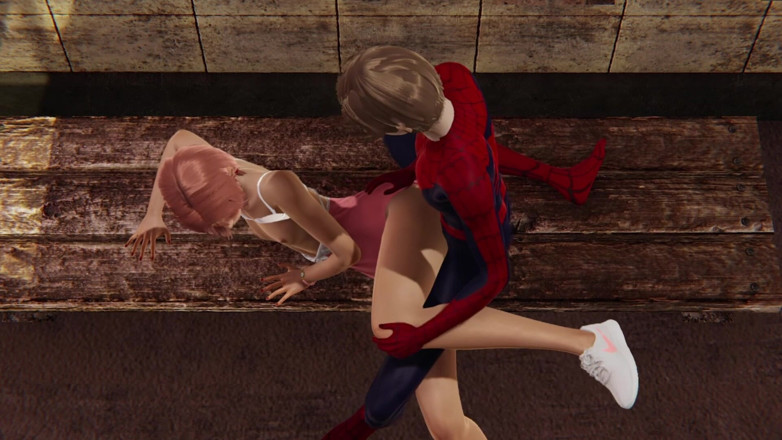 Banana X: Futa Mary Jane Sucks Spider-man Then Gets Fucked Hard