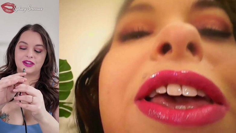 Sydney screams fetish: Глубоко внутри рта Sydney - Sydney Screams показывает рот, язык, глотку, и Uvulaс