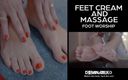 DOMINATRIX6: Voetencrème en massage voetaanbidding