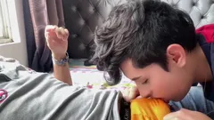 Horny Married Straight Guy Calls His Cute Young Gay Neighbor to Swallow His Male's Cum, and He Sucks His Delicious Gay Ass