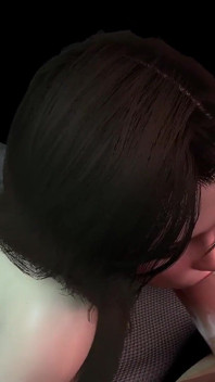 Hot Brunette Sucks Cock in POV - 3D Porn