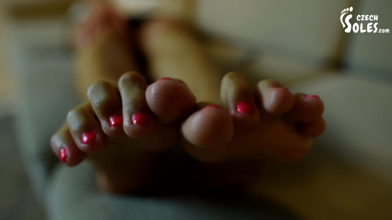 Czech Soles - foot fetish content: Foot teasing and creaming feet POV