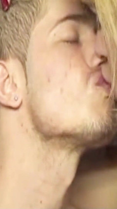Blonde Shemale Fucks Tight Hairy Ass Until Cumshot