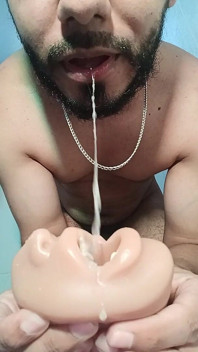 Ich habe deine muschi mit Milch in der Dusche gefüllt - stöhnen und schmutziges reden