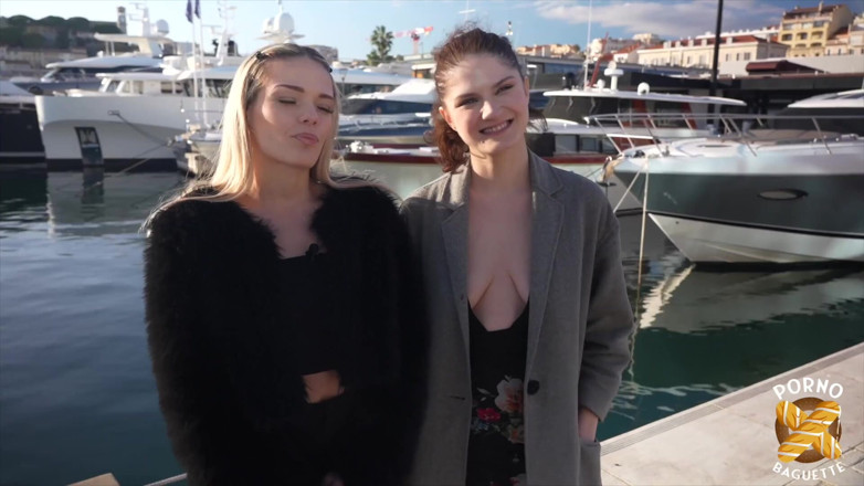 Porno Baguette: Jade and Francesca, Two Gorgeous Girls, Share a Big Cock