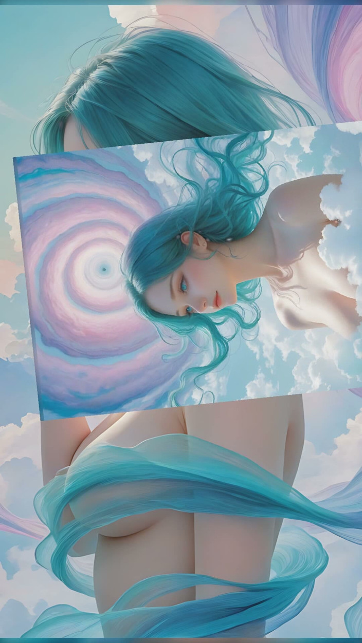 LustRender: Emerging From Violet-turquoise Vortex