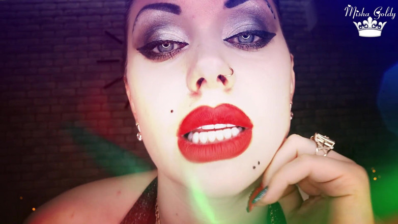 Goddess Misha Goldy: Приниження маленького члена та незаймані приниження для огидного вас!