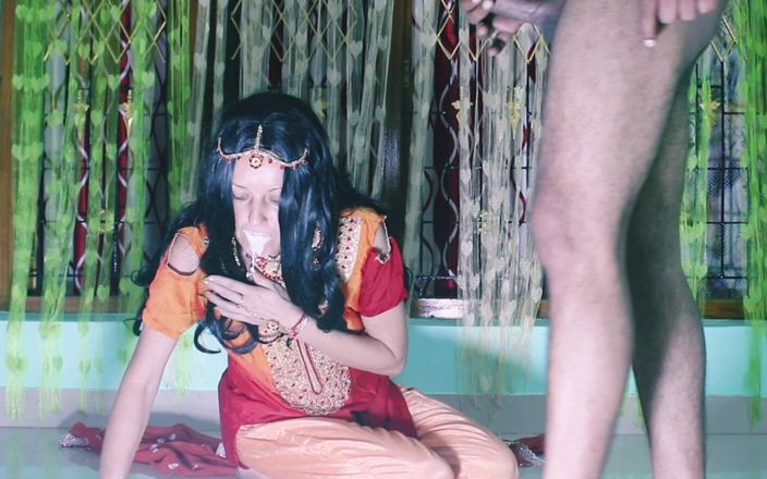 Bolly Karma: Milf probeert grote zwarte lul en krijgt mond vol met...