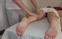 Vika studio: Orgasmo real de uma garota em um salão de massagem