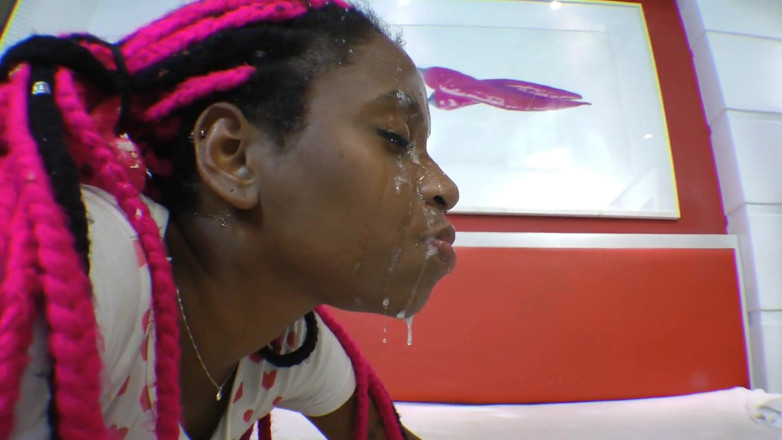 FetishKing: Lesbian Spitting Gangbang Movie - Liters of Finest Spit