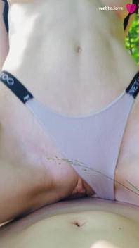 The Student Wanted to Have Sex Right Behind the Bushes in the Forest, Despite the Fact That People Walk Here