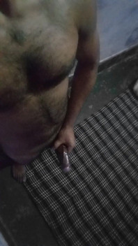 Standing and Stroking My Dick in Nurse's Room